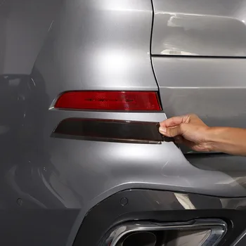 Для BMW X5 G05 2019 2020 2022 ABS Черная Наклейка на крышку заднего Противотуманного фонаря Автомобиля, Аксессуары для экстерьера автомобиля