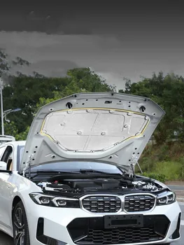 Шумоизоляция Капота двигателя Автомобиля Хлопок Теплоизоляция Багажника Хлопок Для BMW 3 Серии G20 G28 2020-2023 Аксессуары