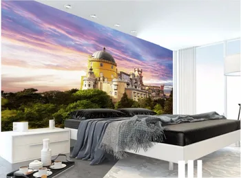 Пользовательские фото 3D обои для комнаты, декорации здания замка, фон для декора стен, 3D настенные фрески, обои для стен 3 d