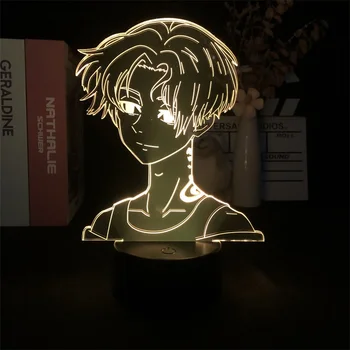 3D Ночник Токийские Мстители Майки Японское Аниме Манга для декора Спальни Милый Цветной подарок на День Рождения Светодиодная лампа Подарок для детей