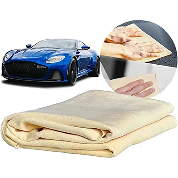 Полотенца для мытья автомобилей из натуральной Замши 25x40 см, Суперпоглощающее автомобильное домашнее Оконное стекло, Быстросохнущая ткань Для чистки, Автомобильное полотенце