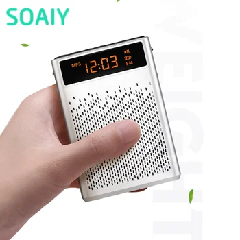 SOAIY S538 Портативный Беспроводной Усилитель голоса, Мини-Аудиодинамик С микрофоном, Перезаряжаемый Сверхлегкий Громкоговоритель для учителей