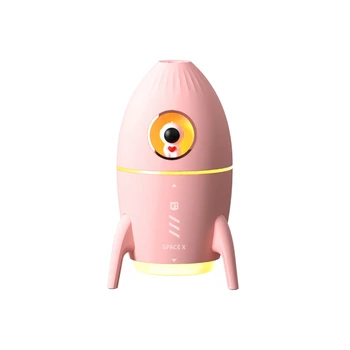 350 Мл Мини-увлажнитель воздуха для астронавта + атмосферный светильник для дома розовый
