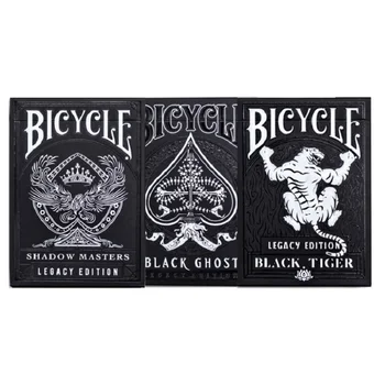 Велосипед Black Tiger/Ghost Legacy Edition, Игральные карты, Колода Эллюзионных Теневых монстров, Волшебные Карточные игры, Реквизит для фокусов