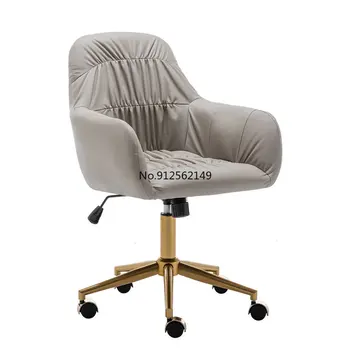 Простой удобный офисный стул для сидения, стул для учебы, студенческая спинка, домашний компьютер, вращающийся стул для геймеров, офисная мебель
