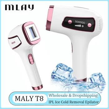 Mlay T8 IPL Машина Для Удаления волос Epilador IPL для Женщин, Устройство для Удаления Волос на Все Тело, Бикини, Триммер, Эпилятор, Бесплатная Доставка