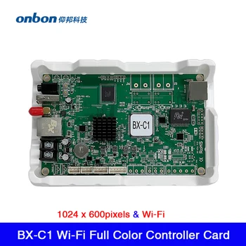 Onbon BX-C1/BX-C1A Wi-Fi Асинхронная полноцветная светодиодная плата контроллера Работает с приемной платой