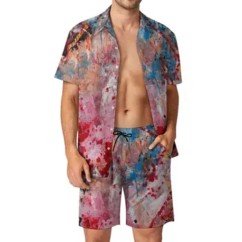 Комплект из 2 предметов, брючный костюм Wait & Bleed Slipknotsic, высококачественный мужской пляжный костюм для креативного выхода, Размер США