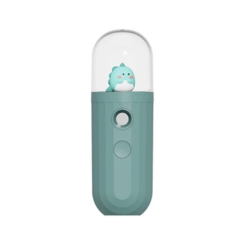 Портативный Косметический Спрей для лица, USB Перезаряжаемый Увлажнитель, Инструмент для чистки лица, Средство для удаления Пятен с Мультяшными Животными, Мини-Нано-Спрей