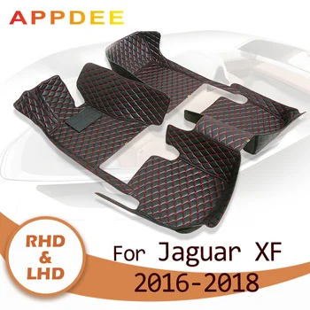 APPDEE Автомобильные коврики для Jaguar XF Седан 2016 2017 2018 Пользовательские автоматические накладки для ног автомобильный ковер